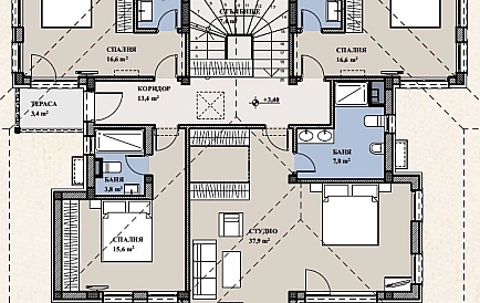 ID 7437 Nowy dwupiętrowy dom w Swetym Własie Zdjęcie 10