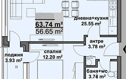 ID 15564 Mieszkanie dwupokojowe w Tiffany Gardens Zdjęcie 2