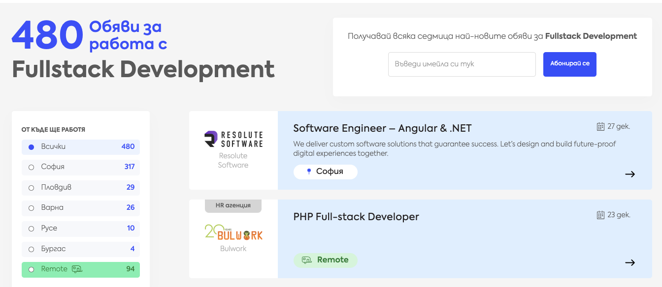 FullStack Development